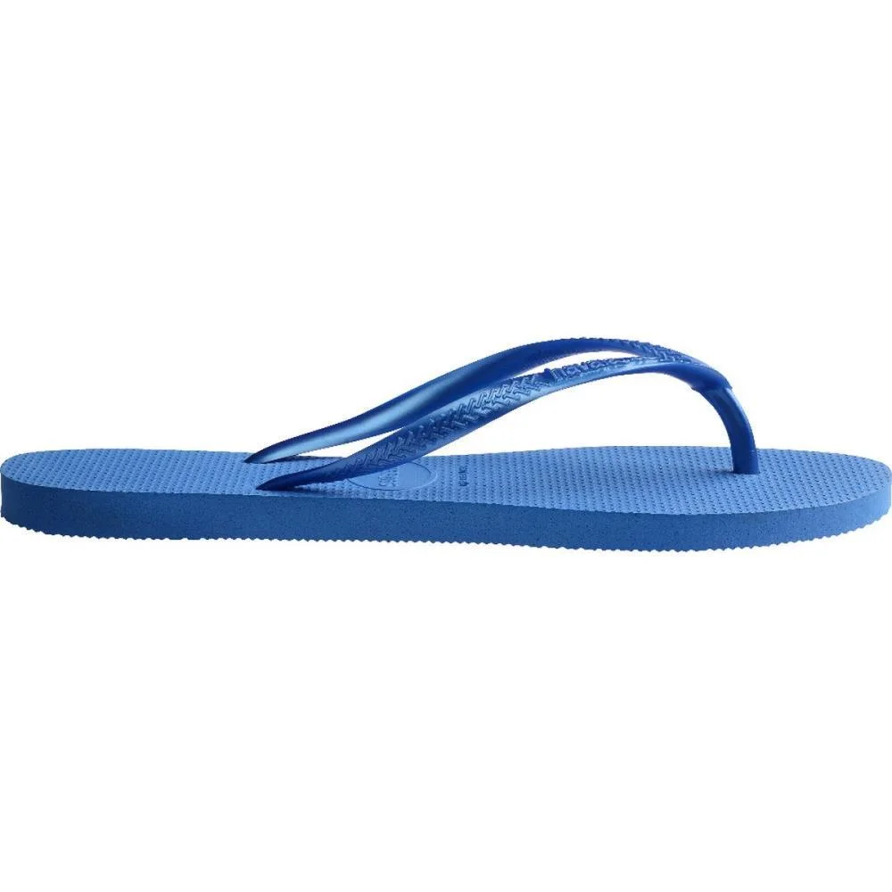 Chinelo Havaianas Feminino Slim 39/0 Azul Brilhante Havaianas (Par) - imagem 5