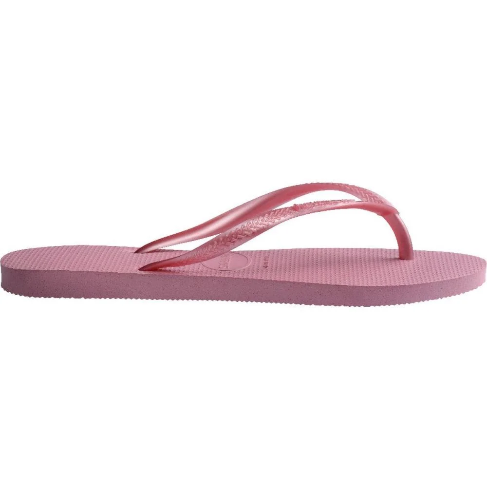 Chinelo Havaianas Feminino Slim 37/8 Rosa Chiffon Havaianas (Par) - imagem 5