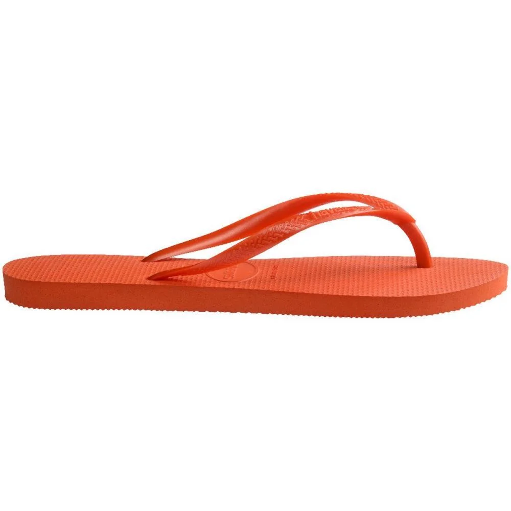 Chinelo Havaianas Feminino Slim 39/0 Laranja Sunset Havaianas (Par) - imagem 5