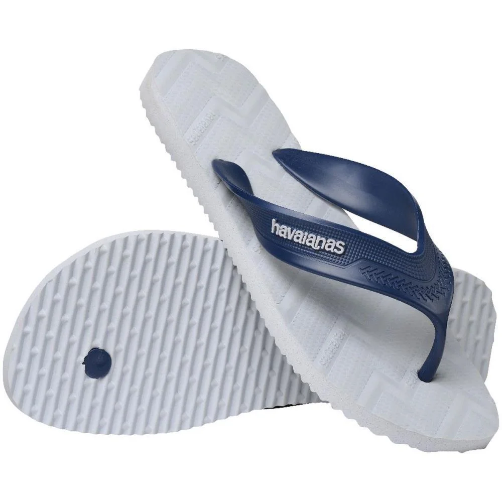 Chinelo Havaianas Masculino Track Waves 39/0 Cinza Gelo Havaianas (Par) - imagem 5