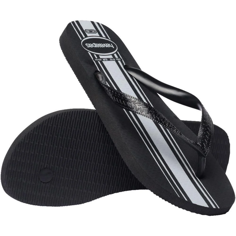 Chinelo Havaianas Masculino Color Essential 39/0 Preto Havaianas (Par) - imagem 5