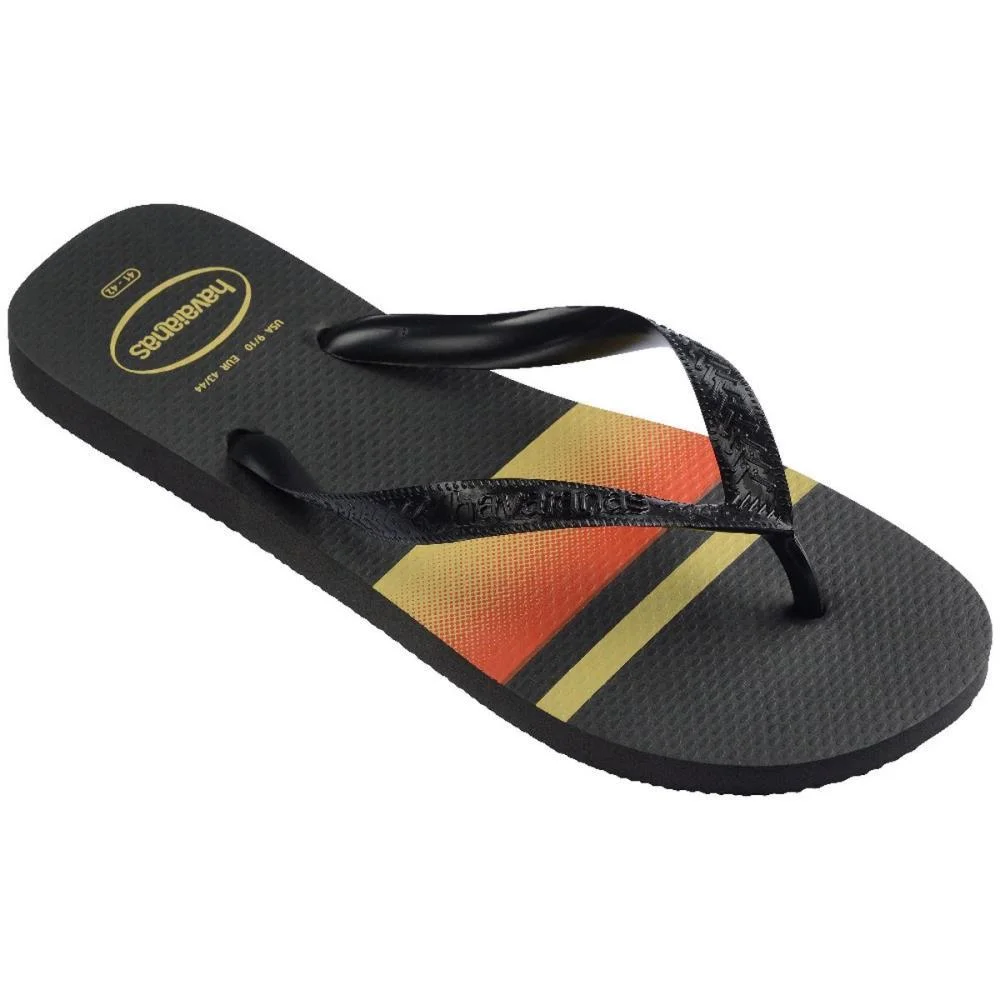 Chinelo Havaianas Masculino Top Basic 37/8 Preto Havaianas (Par) - imagem 3