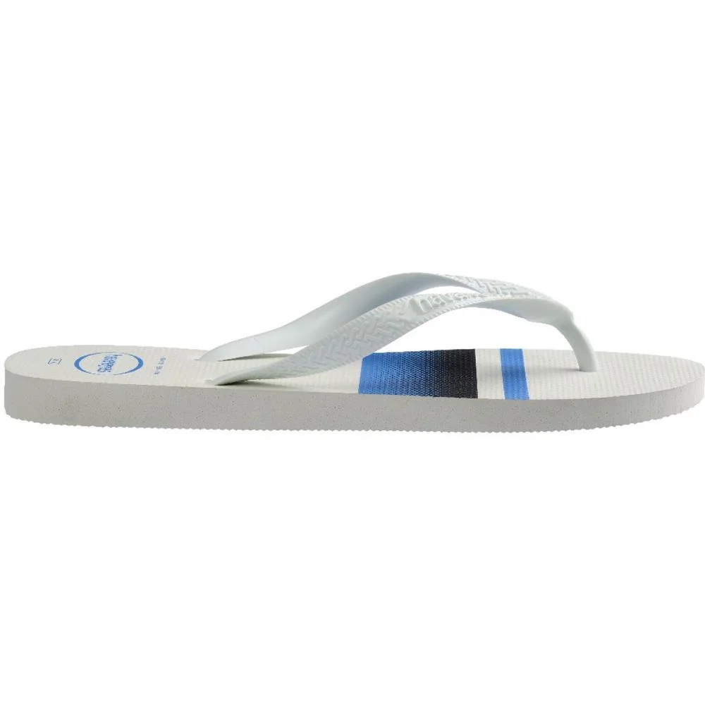 Chinelo Havaianas Masculino Top Basic 39/0 Branco/Azul Havaianas (Par) - imagem 4