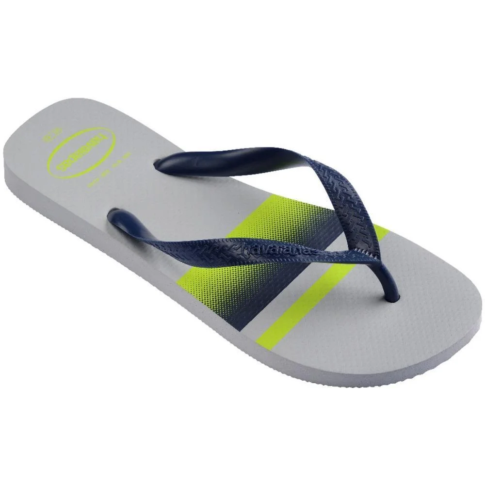 Chinelo Havaianas Masculino Top Basic 39/0 Cinza/Marinho Havaianas (Par) - imagem 3