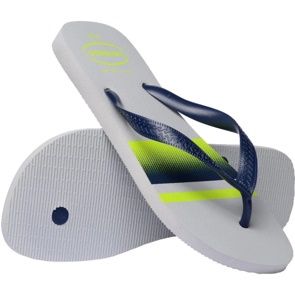 Chinelo Havaianas Masculino Top Basic 39/0 Cinza/Marinho Havaianas (Par) - imagem 5