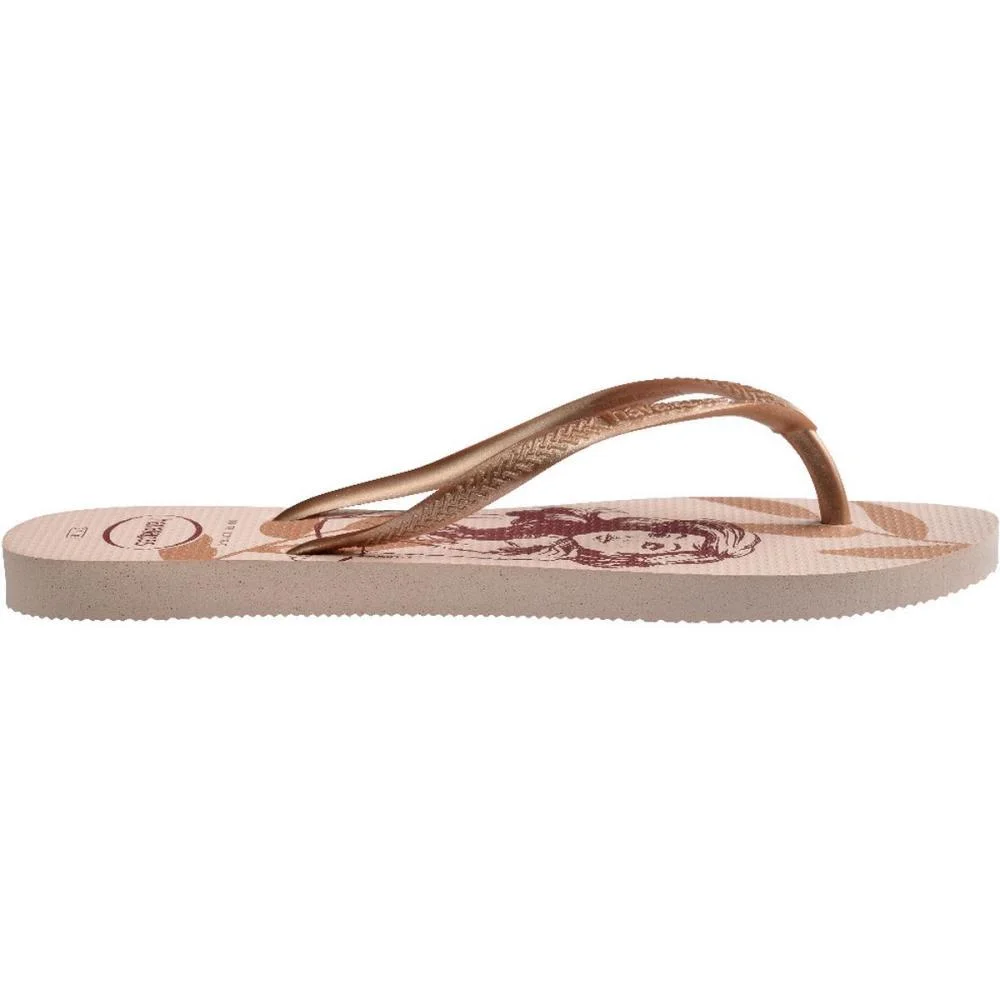 Chinelo Havaianas Feminino Slim Disney 39/0 Rosa Ballet Havaianas (Par) - imagem 4