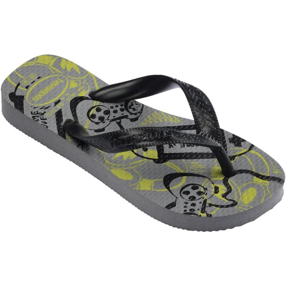 Chinelo Havaianas Infantil Kids Athletic 29/0 Cinza Aco Havaianas (Par) - imagem 3