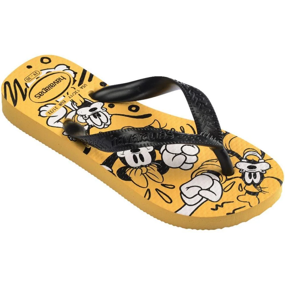Chinelo Havaianas Infantil Kids Disney 25/6 Amarelo Havaianas (Par) - imagem 3