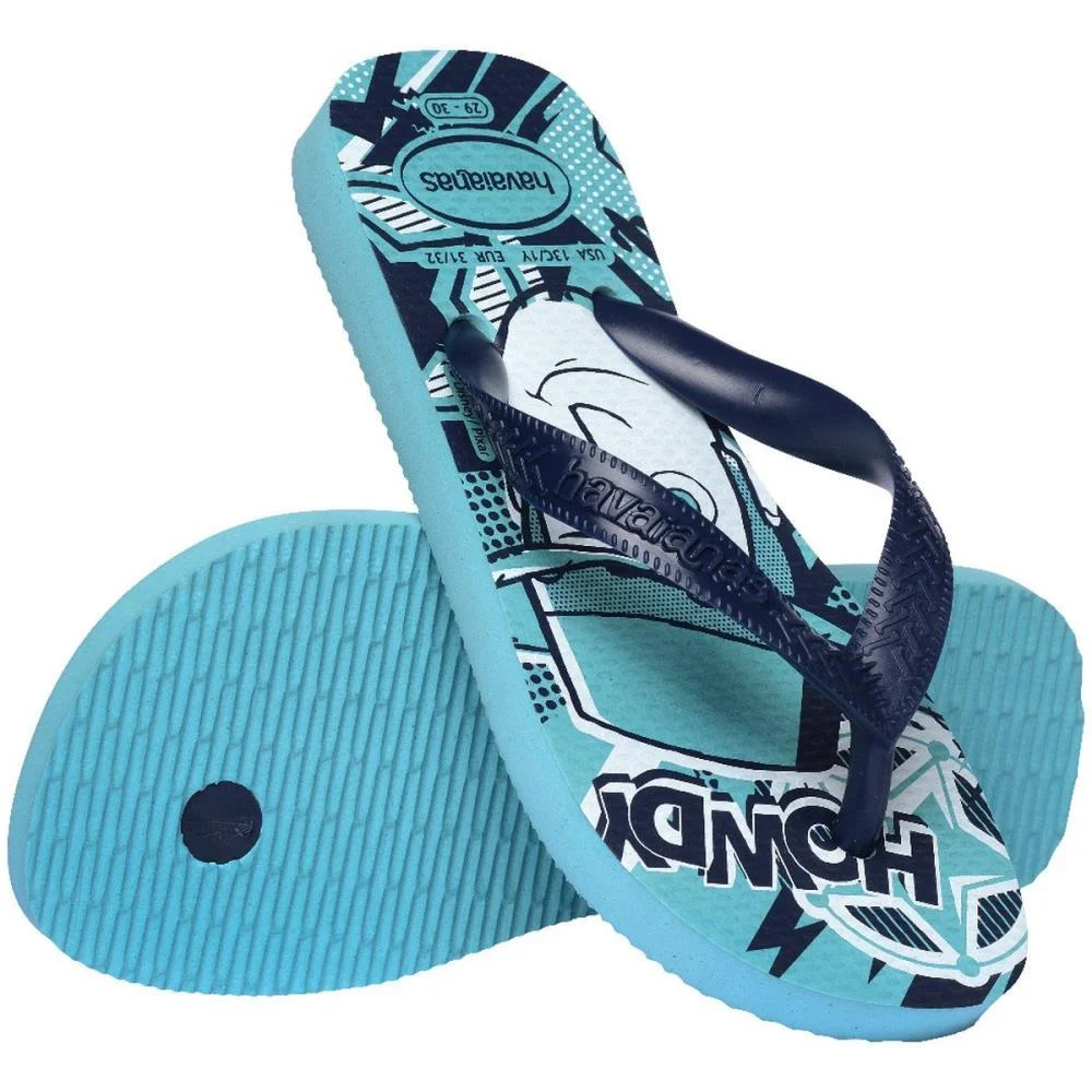 Chinelo Havaianas Infantil Kids Disney 31/2 Azul Havaianas (Par) - imagem 5
