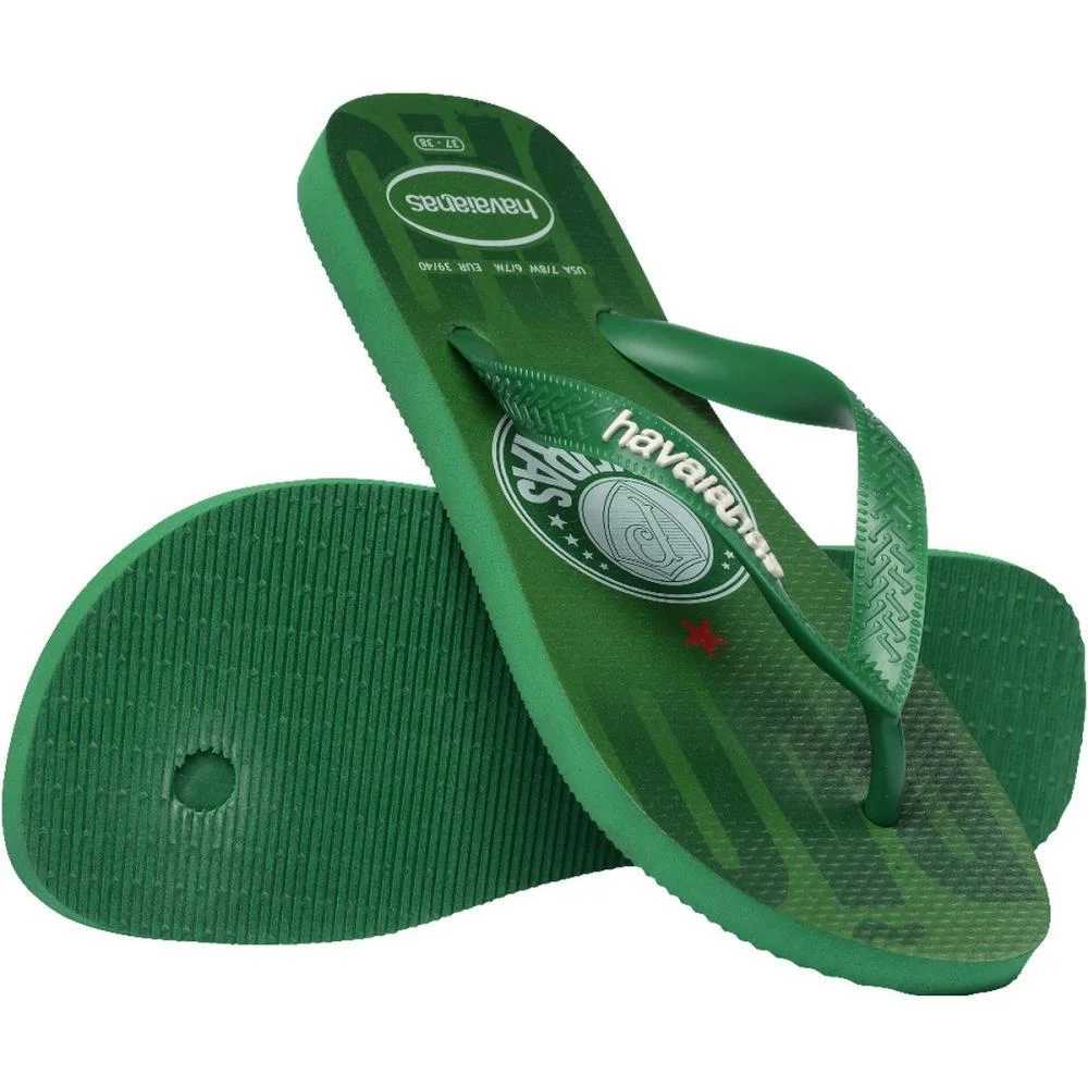 Chinelo Havaianas Masculino Top Palmeiras 37/8 Verde Havaianas (Par) - imagem 5