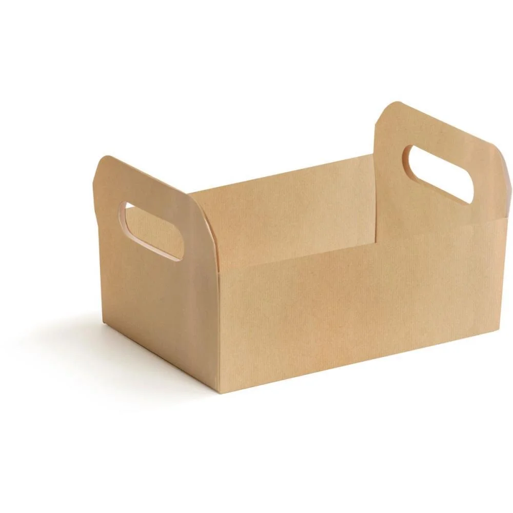 Cesta De Papel Caixote Kraft Tam M 22X15X8Cm Cromus (Pct.c/10) - imagem 2