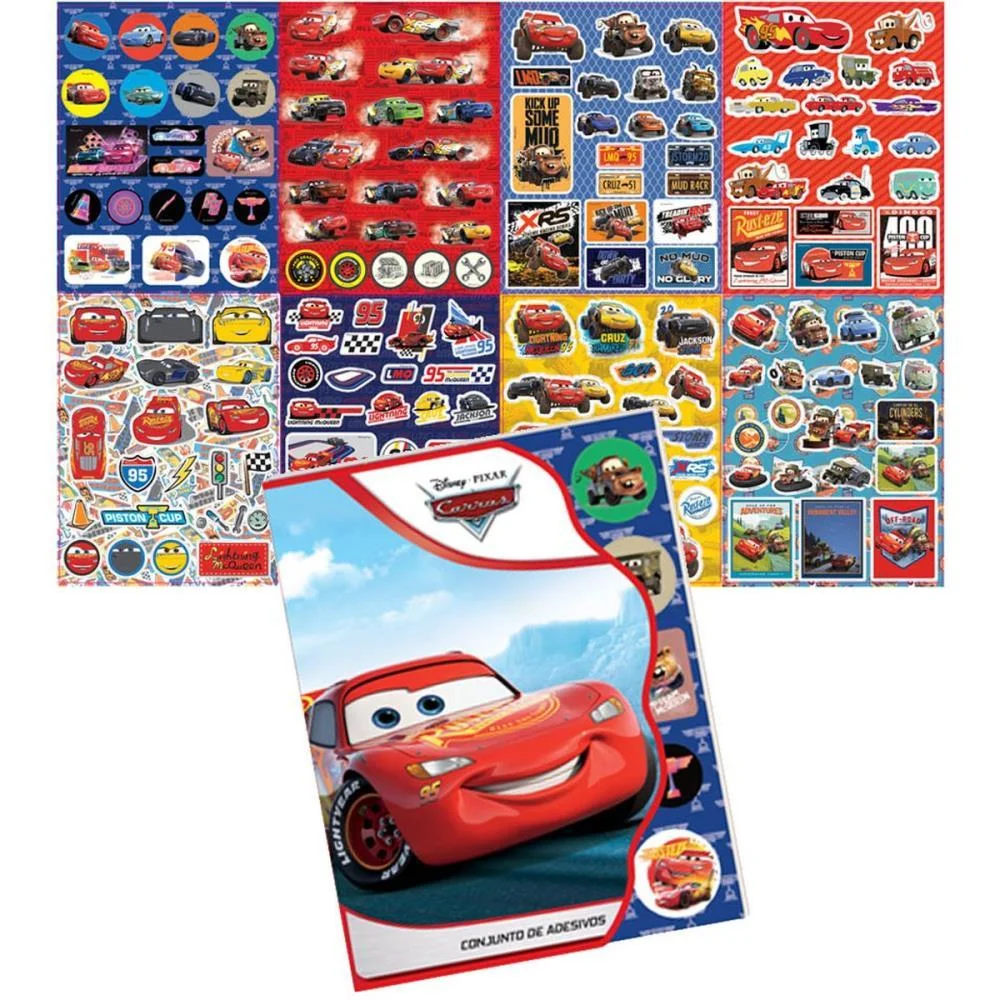 Adesivos Decorados Carros 8Fls. Mod. 961 (S) V.m.p. (Cartela) - imagem 2