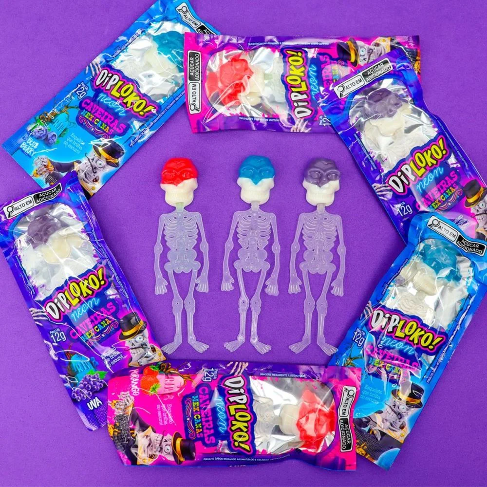 Doce Caveiras Mexicanas Danilla Foods (Dp.c/24) - imagem 5
