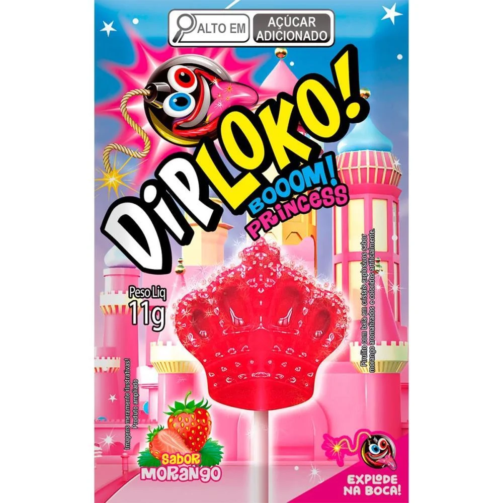 Doce Dip Loko Boom Princesas Danilla Foods (Dp.c/15) - imagem 4