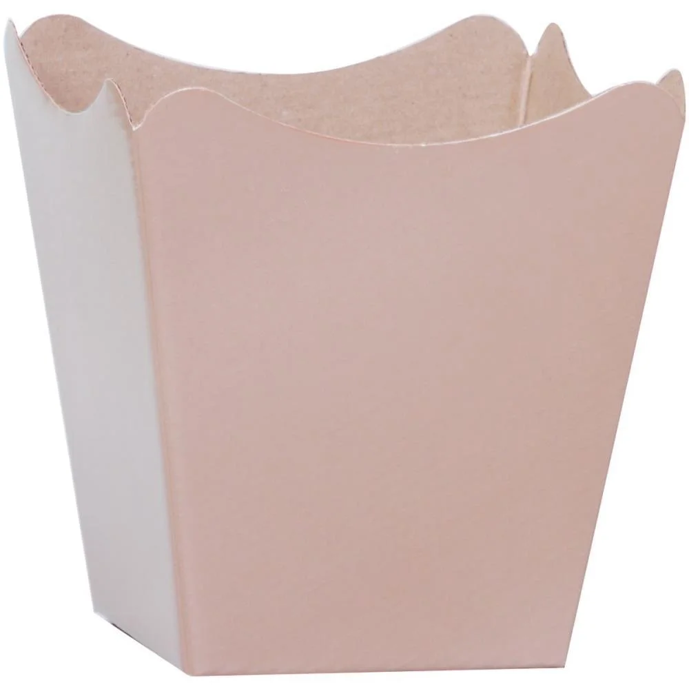 Cachepot Paper Liso Pote 15 Nude 16X17X11Cm Xingo Embalagens (Pct.c/10) - imagem 3