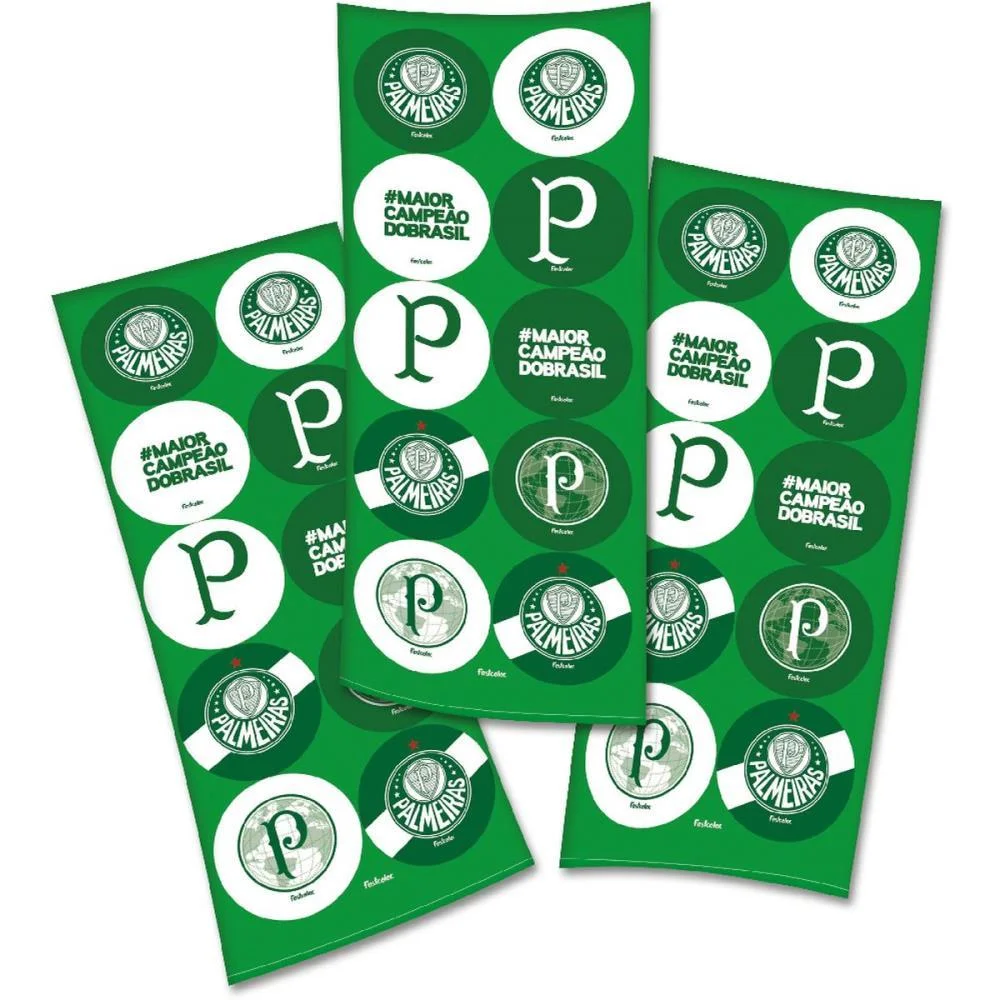 Adesivos Decorados Palmeiras Festcolor (Pct.c/30) - imagem 2