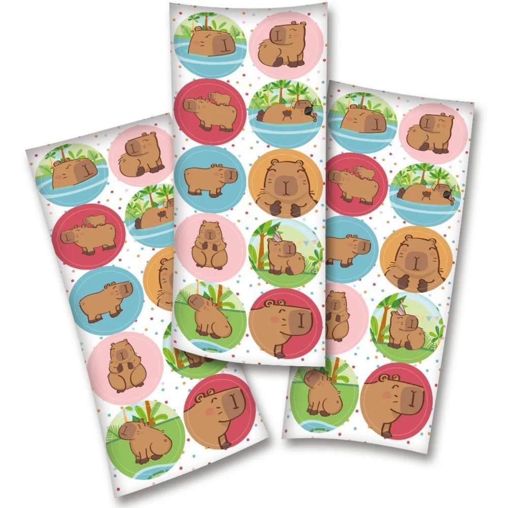 Adesivos Decorados Capivara Festcolor (Pct.c/30) - imagem 3