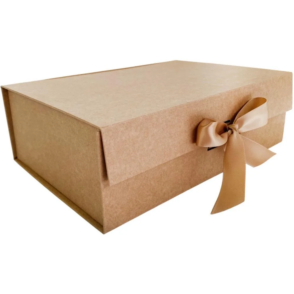 Caixa Para Presente Com Tampa Rigida Dobr. Kraft 28X20X9,2Cm Art Lille (Unidade) - imagem 2