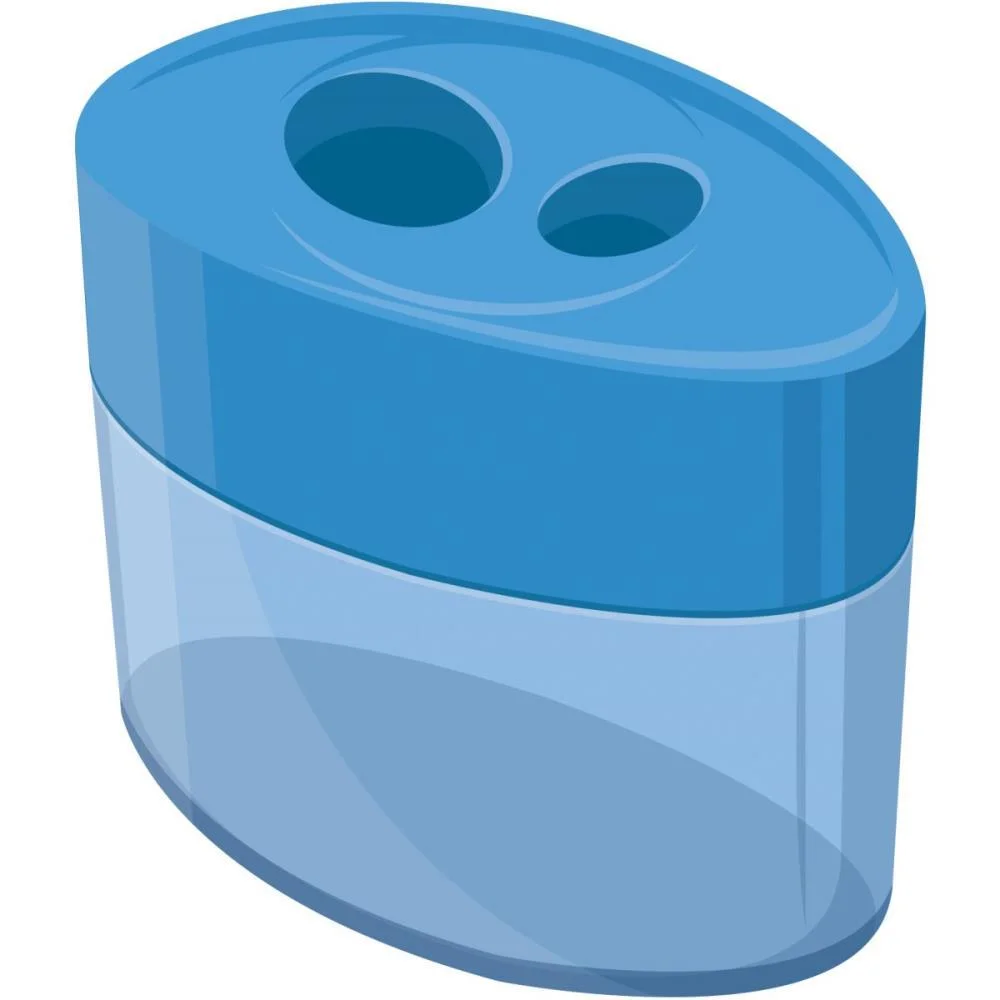 Apontador Com Deposito 2 Furos Cis-346 Plastico Cores Sort. Sertic (Cx.c/12) - imagem 5