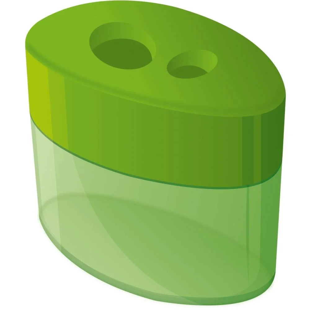 Apontador Com Deposito 2 Furos Cis-346 Plastico Cores Sort. Sertic (Cx.c/12) - imagem 6