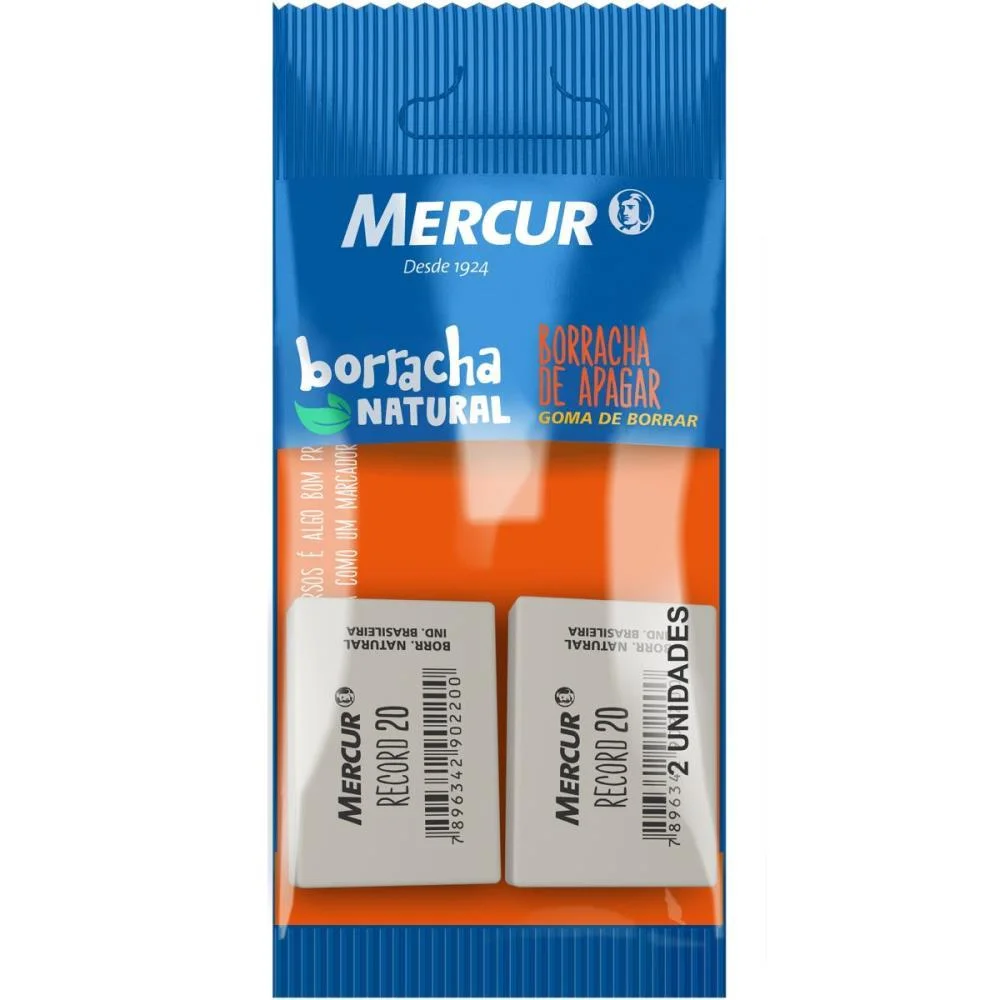 Borracha Branca Pull Pack Record 20 Mercur (Bl.c/02) - imagem 2