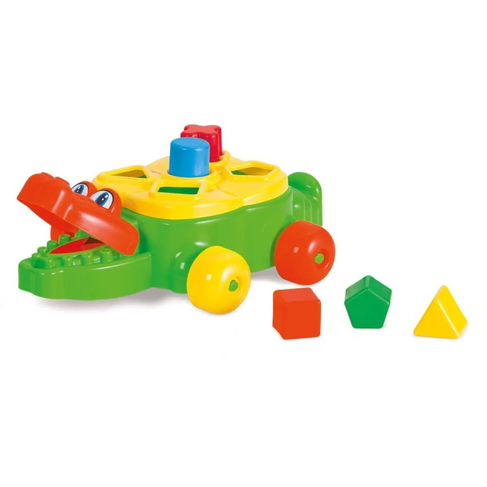 Brinquedo Educativo Jacare Junior C/Blocos E Puxad Tateti (Unidade) - imagem 4