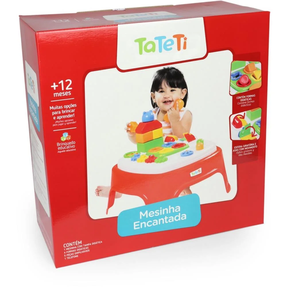 Brinquedo Educativo Mesinha Encantada Tateti (Unidade) - imagem 6
