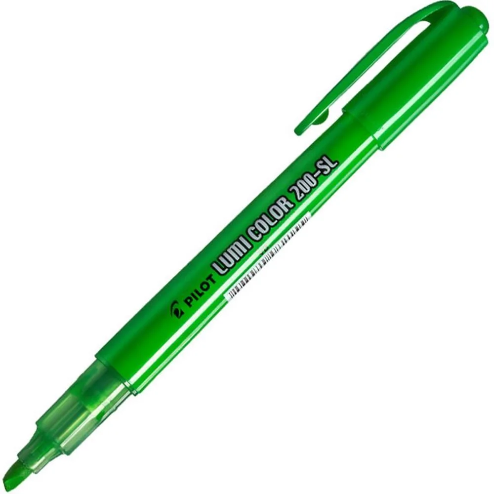 Caneta Marca Texto Lumicolor 200-Sl Verde Pilot (Cx.c/12) - imagem 3