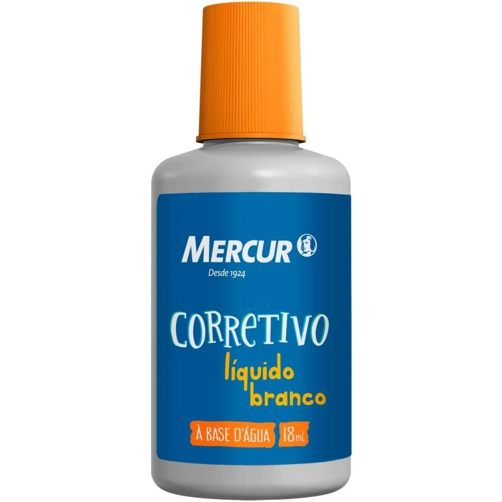 Corretivo 18Ml Branco Mercur (Cx.c/12) - imagem 4