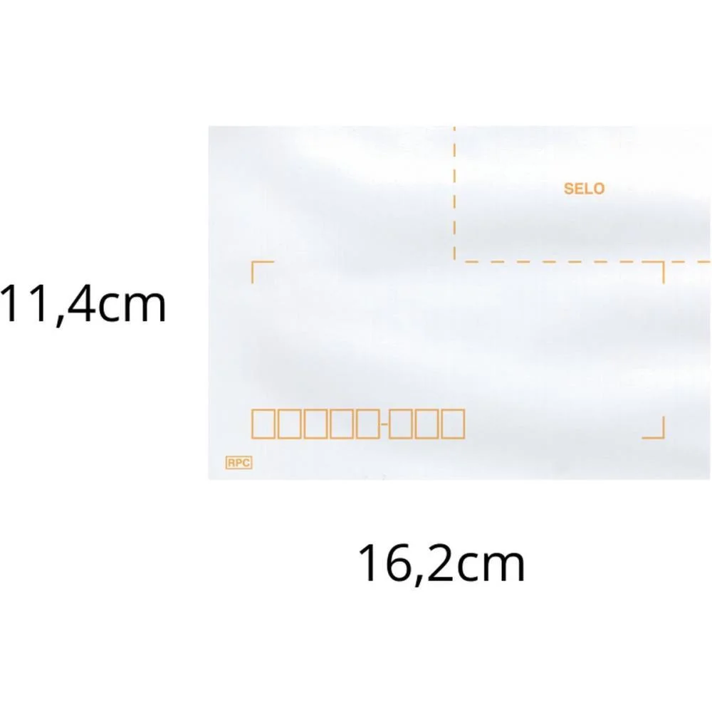 Envelope Comercial 114X162 63Grs. C/Rpc Branco Scrity (Cx.c/1000) - imagem 3