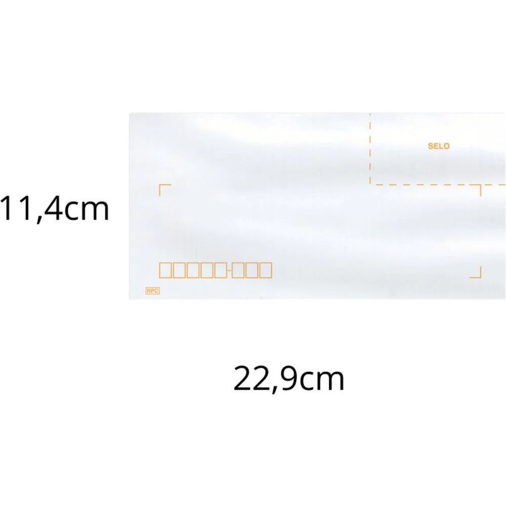 Envelope Oficio 114X229 63Grs. C/Rpc Branco Scrity (Cx.c/1000) - imagem 2