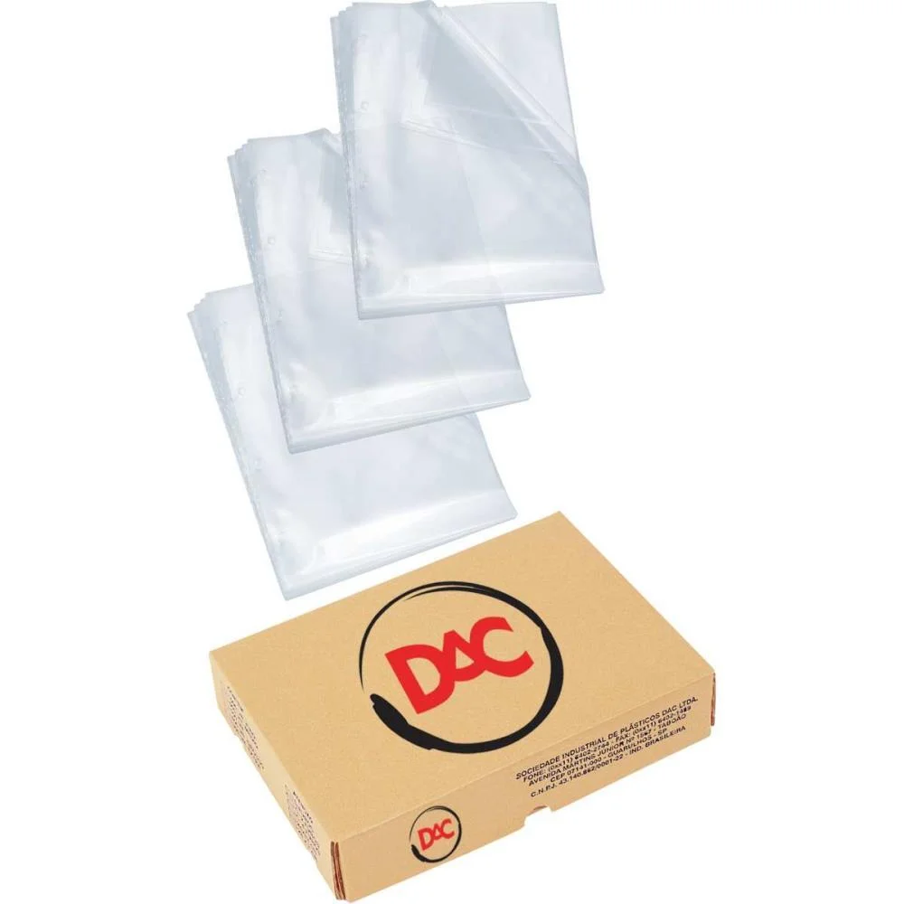 Envelope Plastico Sem Furo Oficio Medio 0,10Mm Dac (Cx.c/600) - imagem 3