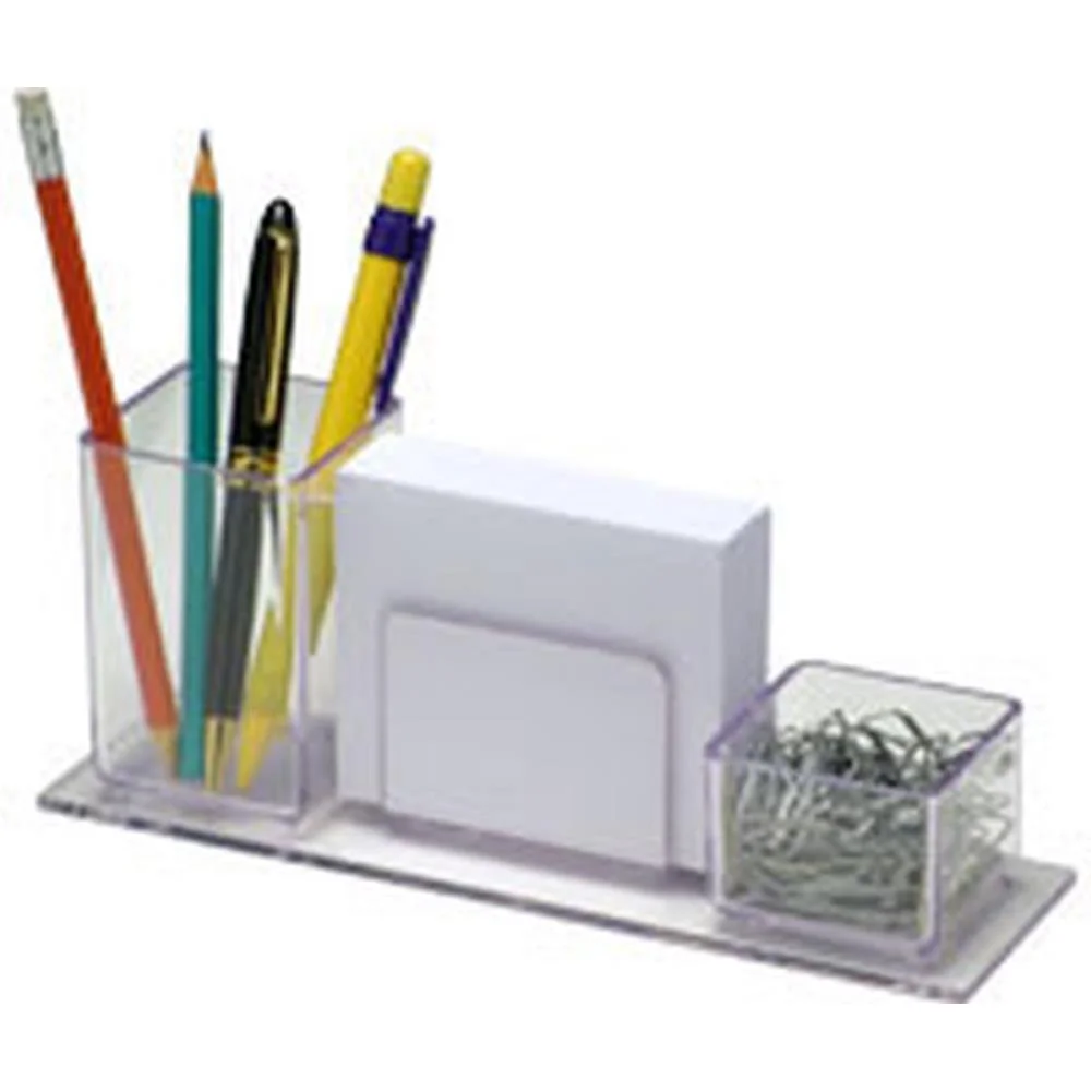 Acessorio Para Mesa Lapis/Clips/Lembrete Cristal Acrimet (Unidade) - imagem 3