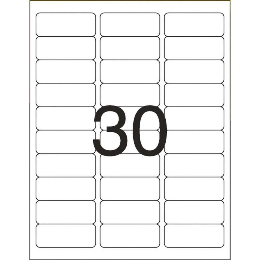 Etiqueta Carta 6280 25 Fls 25,4 X 66,7 Mm Pimaco (Ct.c/750) - imagem 4