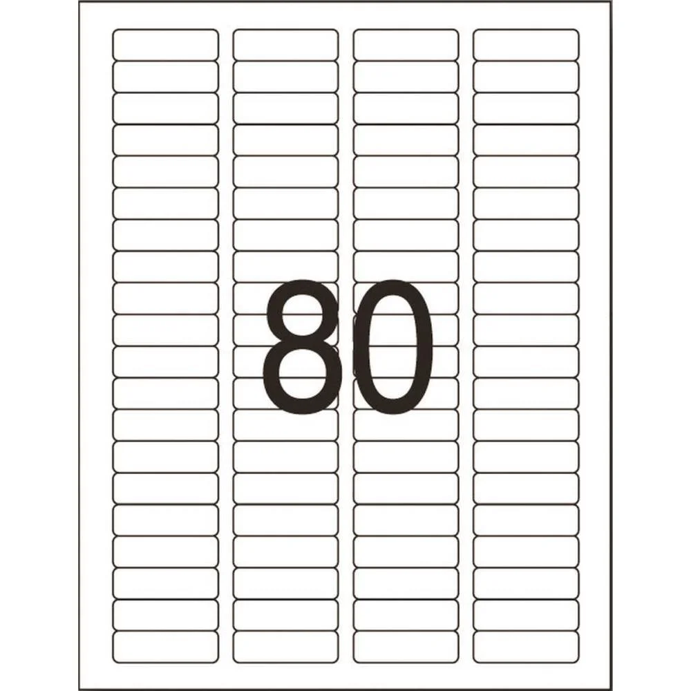 Etiqueta Carta 6187 100 Fls 12,7 X 44,45 Mm Pimaco (Cx.c/8000) - imagem 4