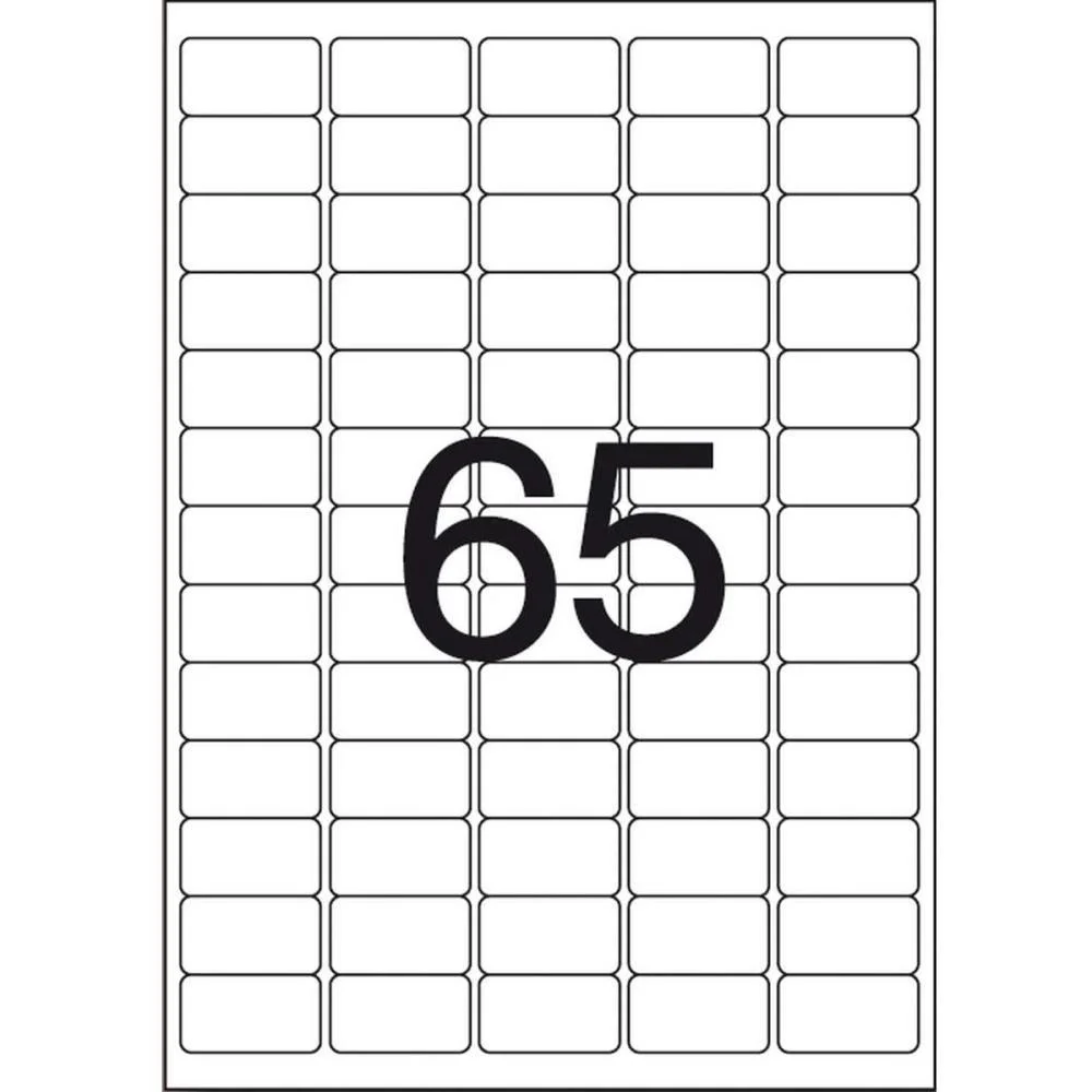 Etiqueta A4 A4351 100 Fls 21,2 X 38,2 Mm Pimaco (Cx.c/6500) - imagem 4