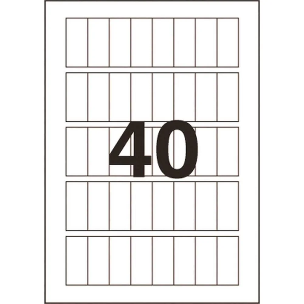 Etiqueta A5 A5Q-1534 12 Fls 15,0 X 34,0 Mm Pimaco (Ct.c/480) - imagem 4