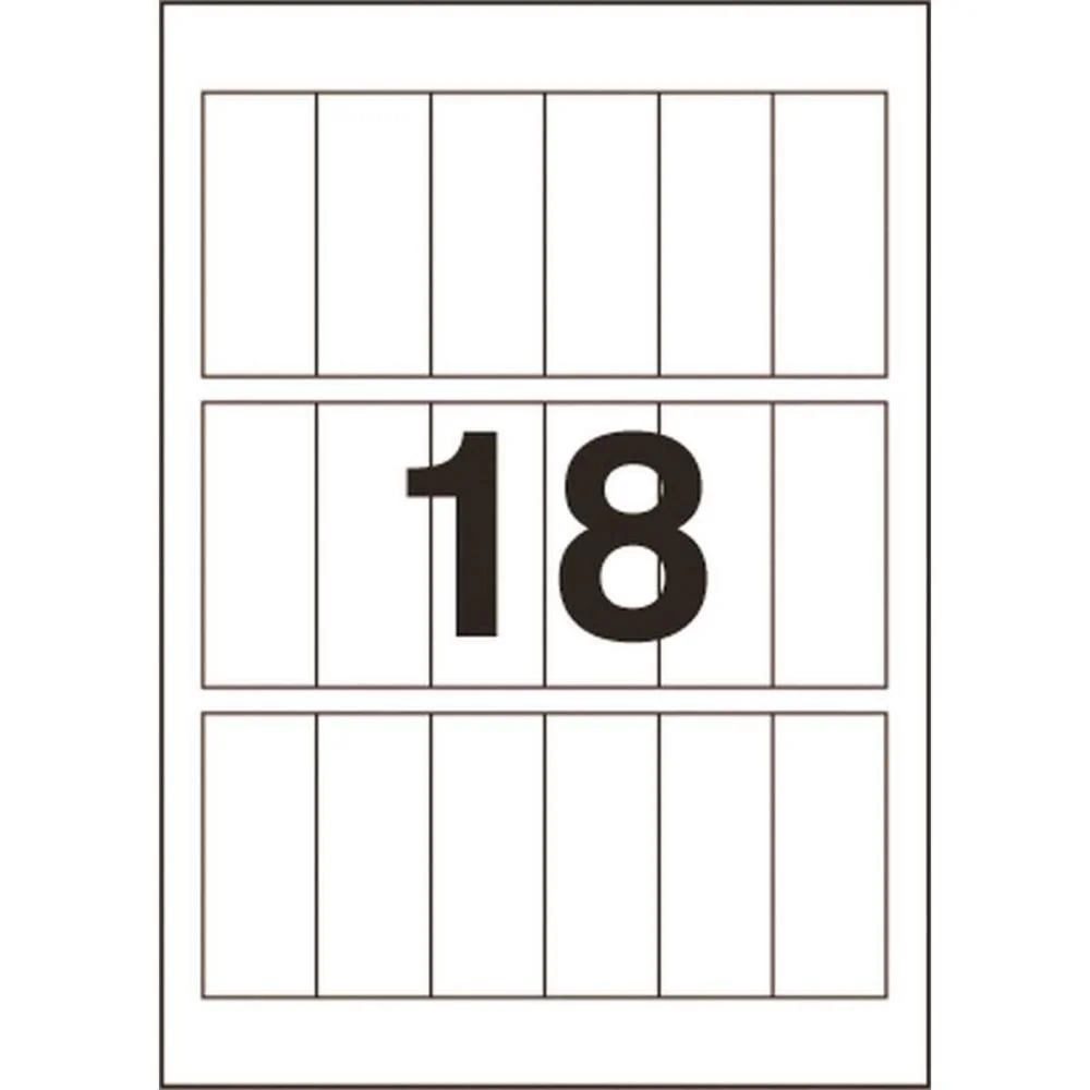 Etiqueta A5 A5Q-2050 12 Fls 22,0 X 55,0 Mm Pimaco (Ct.c/216) - imagem 4