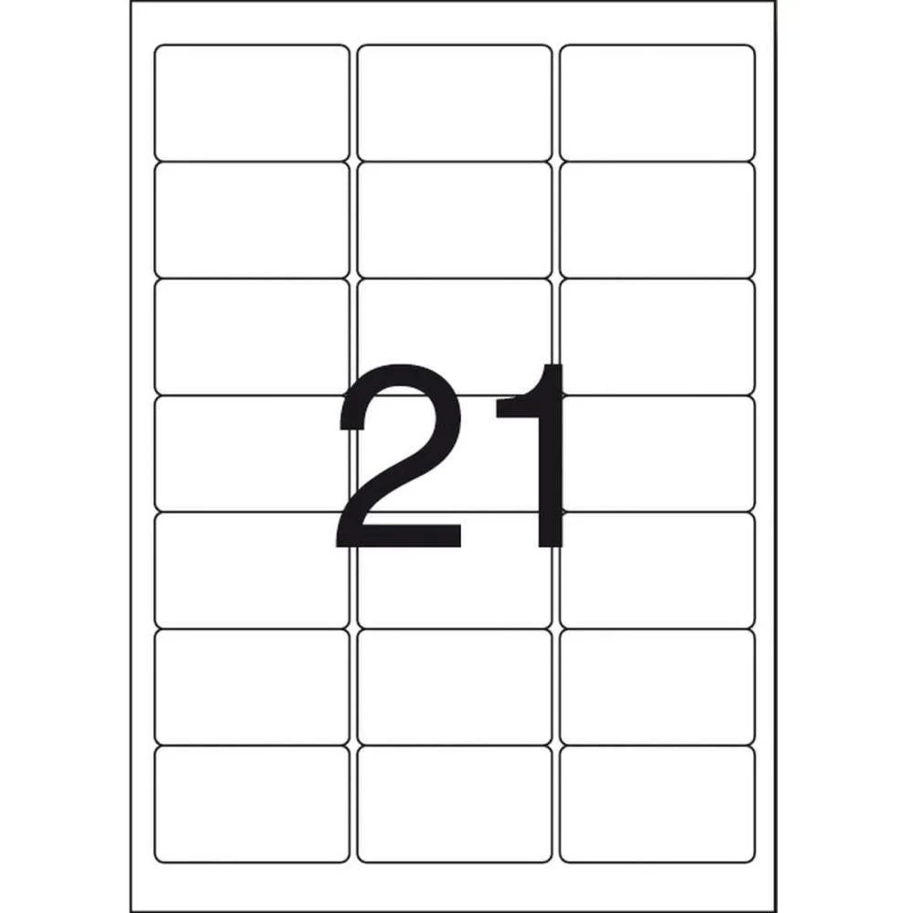 Etiqueta A4 A4360 100 Fls 38,1 X 63,5 Mm Pimaco (Cx.c/2100) - imagem 4