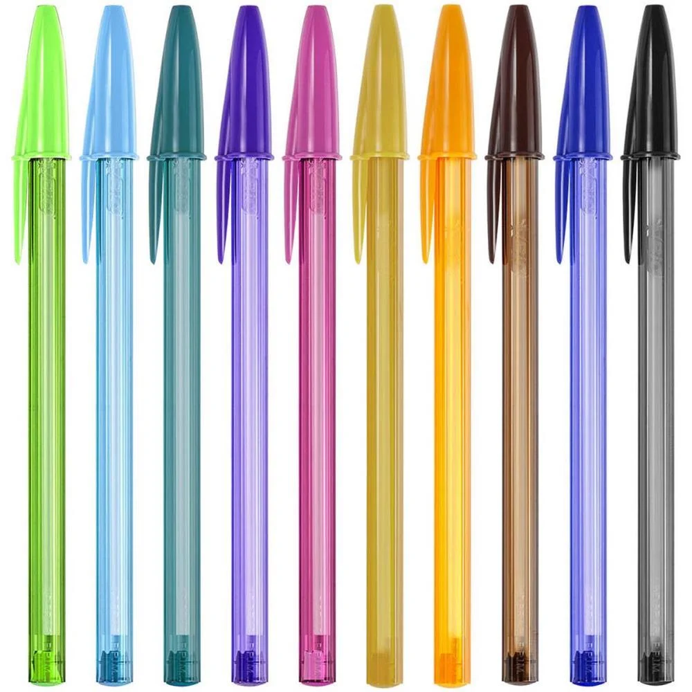 Caneta Esferografica Cristal Fashion Dura C/10Cores Bic (Bl.c/10) - imagem 5