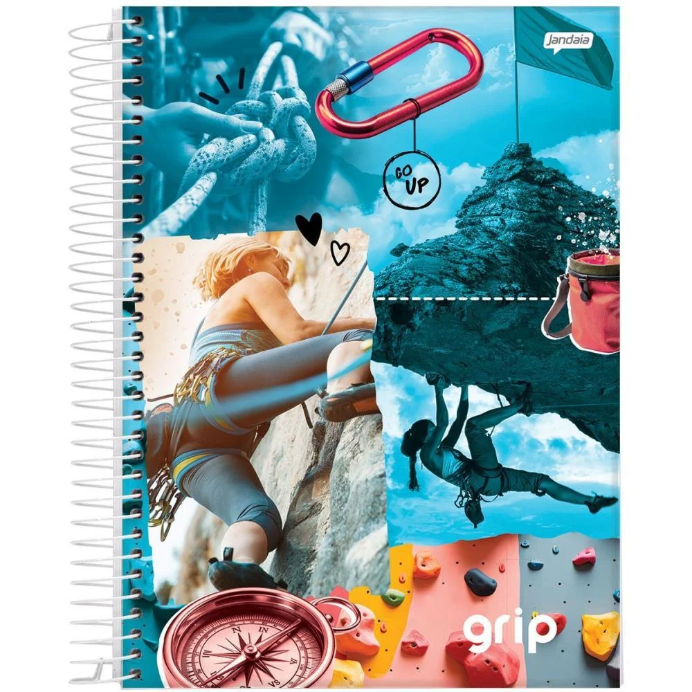 Caderno 01X1 Capa Dura Grip 80Fls. Jandaia (Pct.c/04) - imagem 7