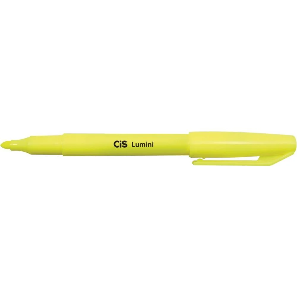 Caneta Marca Texto Cis Lumini Amarela Sertic (Cx.c/12) - imagem 4