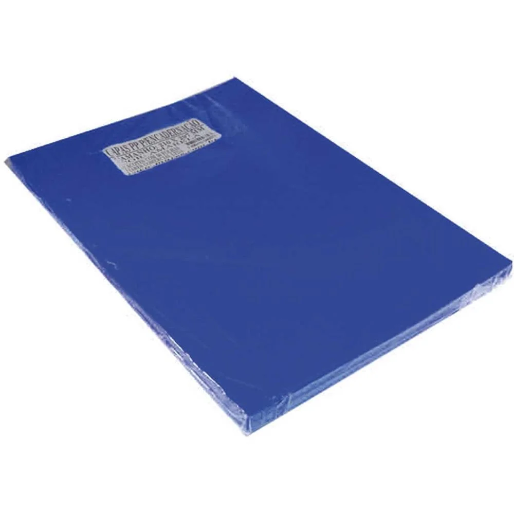 Contra Capa Encadernacao A4 Azul Royal Fosco (0,30) Mares (Pct.c/50) - imagem 4