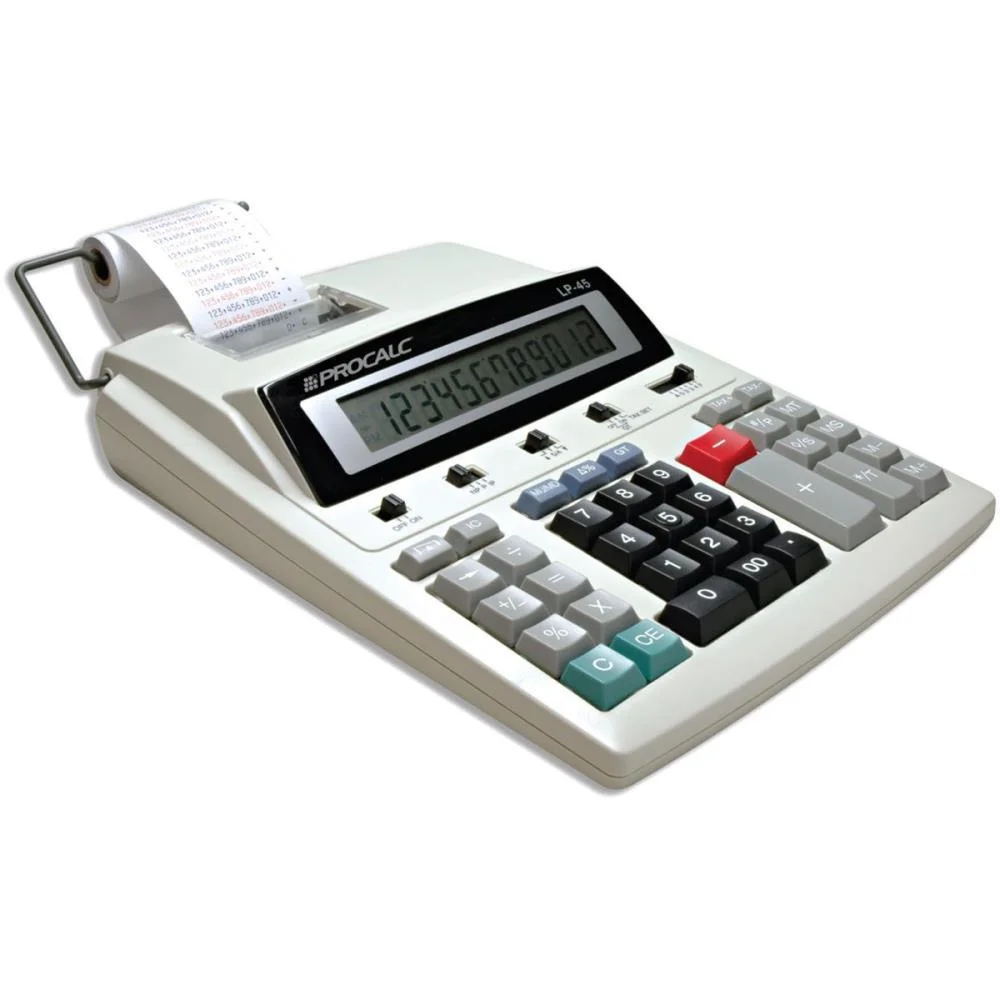 Calculadora De Impressao 12 Dig. Bobina 57Mm 110V/220V Procalc (Unidade) - imagem 4