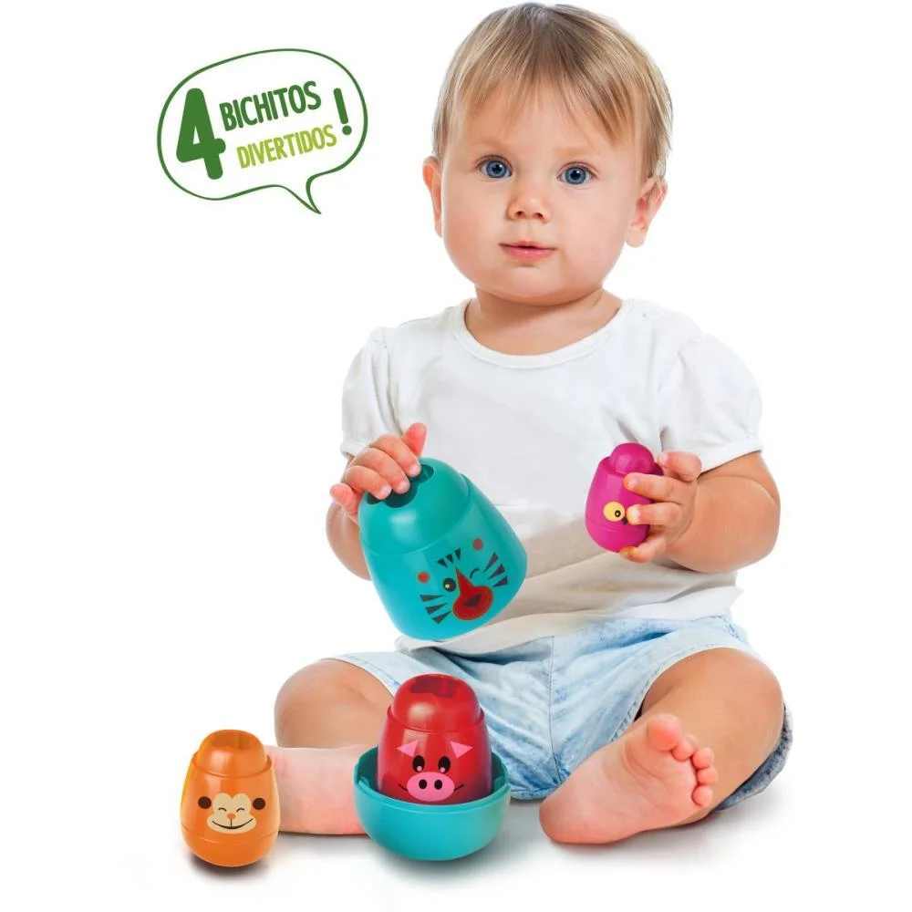 Brinquedo Para Bebe Matrioska Bichitos Elka (Unidade) - imagem 4