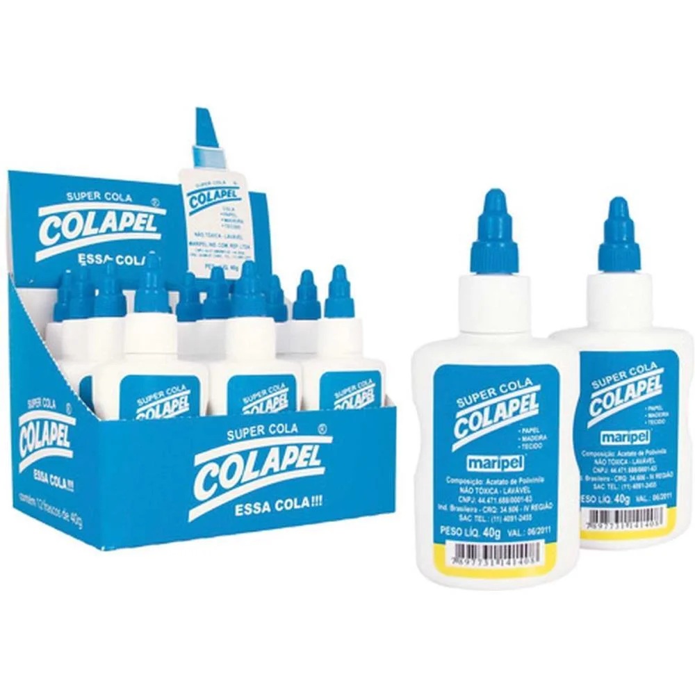 Cola Escolar Colapel 40G Maripel (Cx.c/12) - imagem 3