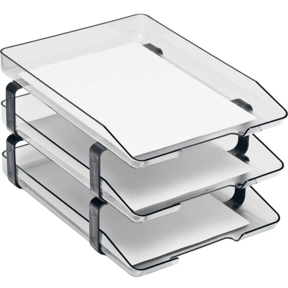 Caixa Correspondencia Tripla Acrilica Classic Cristal Acrimet (Unidade) - imagem 2