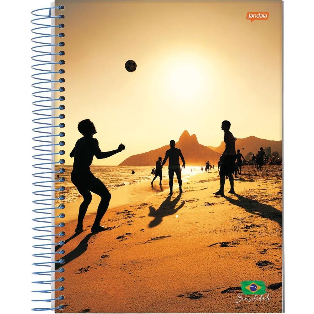 Caderno 15X1 Capa Dura Brasilidade 300 Folhas Jandaia (Pct.c/02) - imagem 6