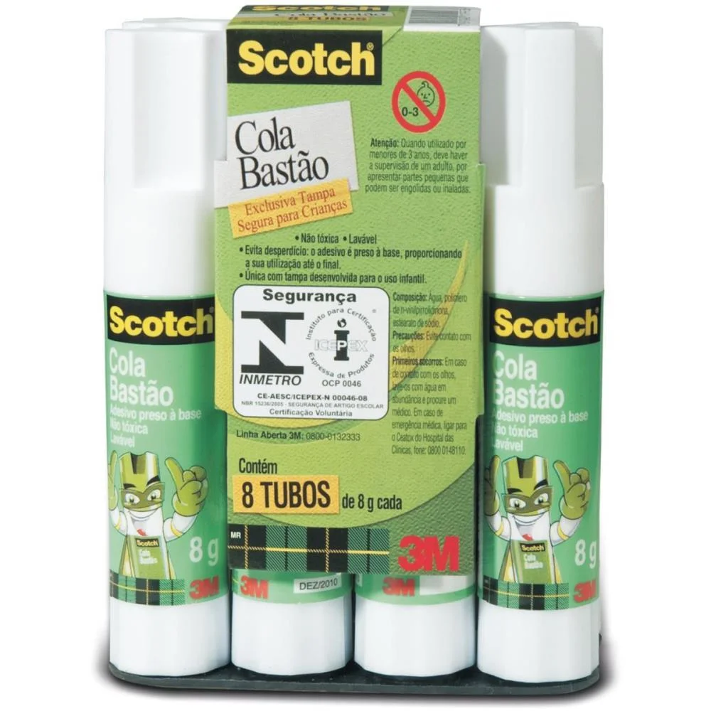 Cola Em Bastao Scotch 08G 3M (Pct.c/08) - imagem 2