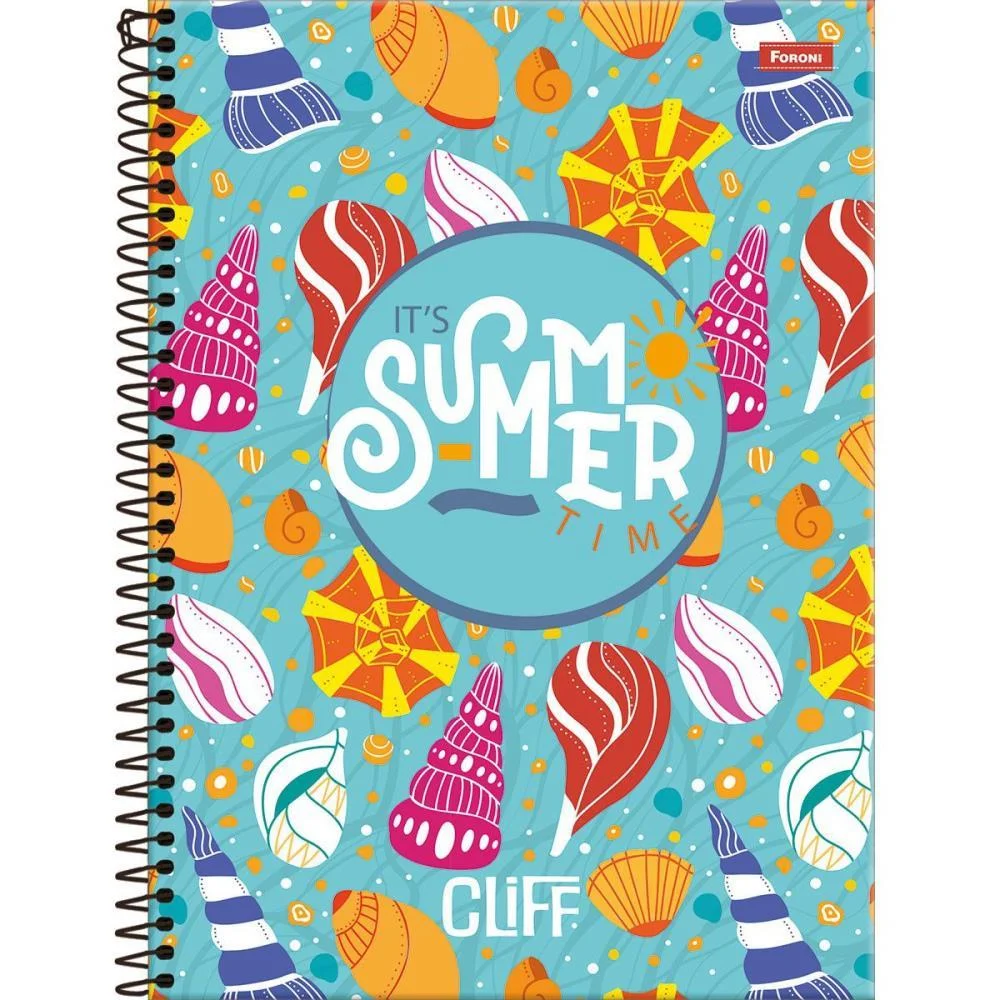 Caderno 15X1 Capa Dura Cliff Feminino 240Fls. Foroni (Pct.c/02) - imagem 5